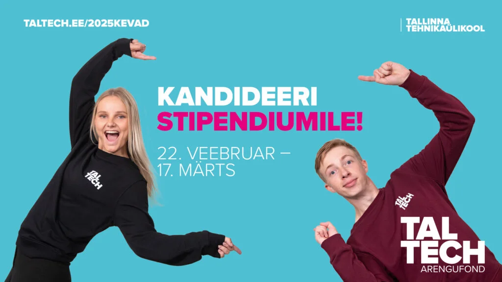 Kandideerimine Tammeri stipendiumitele on avatud!
