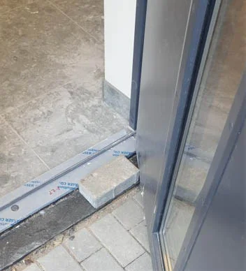 Objects blocking door closing