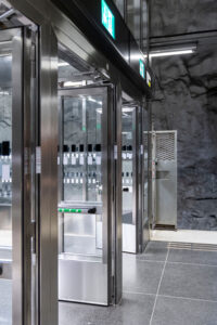 Tammer facade solutions in Hjulsta Metro Station