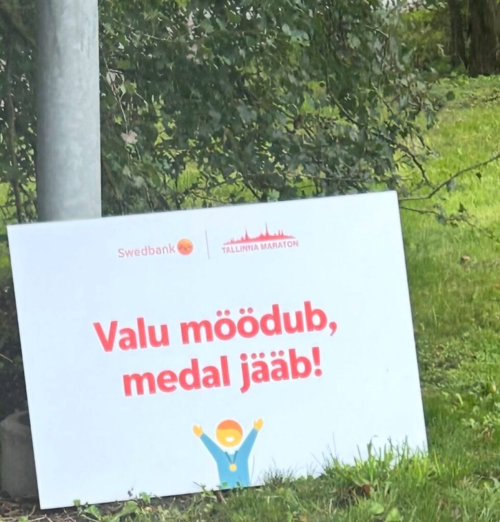 Tammer at the Tallinn Marathon